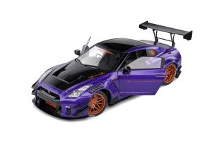 Nissan GT-R (R35) lila Liberty Walk Body kit 2.0 2022 S1805812 Solido 1:18 Metallmodell